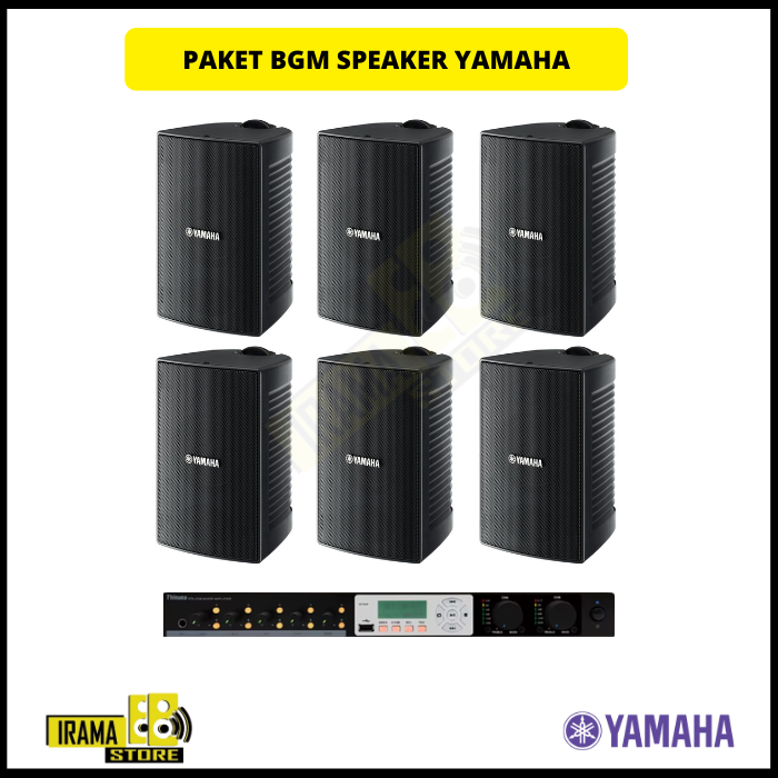 Paket Background Music Indoor Speaker Yamaha - 6 Speaker